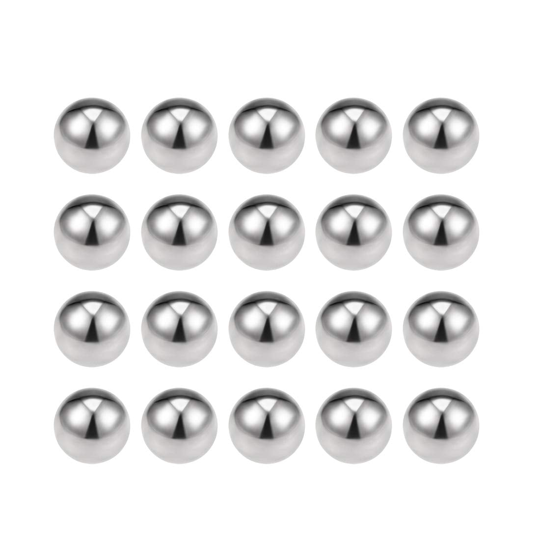 sourcing map 1/4-inch Bearing Balls 440C Stainless Steel G25 Precision Balls 100pcs