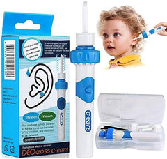 Electric Ear Wax Removal Kit, Ear Wax Removal Vacuum for Kids & Adults, Ear Cleaning Kit Smart Earwax Remover Tool with Replaceable Tips, Soft Earwax Cleaner Ear-Pick Clean Set