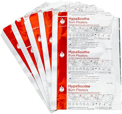 Safety First Aid Group HypaPlast Burn Plasters Sterile Hypoallergenic, Pack of 10 (Assorted)