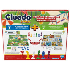 Clue Junior Game, 2-Sided Gameboard, 2 Games in 1, Clue Mystery Game for Younger Kids, Kids Board Games, Junior Games