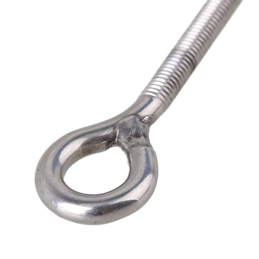 Eidoct 5 Pcs Stainless Steel 304 Turnbuckle Wire Rope Cable Tension (M5 Eye & Eye)