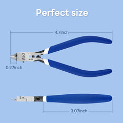 Stedi Model Nipper, with Ultra-Thin Single-Edge and Blade Case Plastic Model Tools for Gundam Repairing Plastic Model and Fixing, Blue