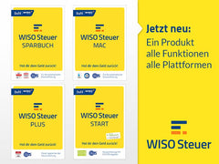 WISO Steuer 2023 (Steuerjahr 2022) Steuer Sparbuch, Mac, Start und Plus, für Windows, Mac, Smartphones und Tablets  Frustfreie Verpackung