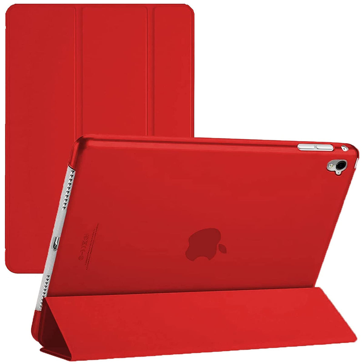 Smart Case For iPad 10.2-Inch 9th/8th/7th Generation 2021/2020/2019 with Auto Wake/Sleep Magnetic Lightweight Protective tablet cover (Red)…