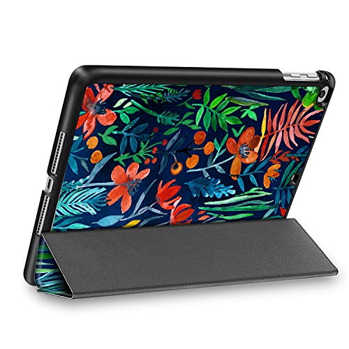 FINTIE Case Compatible with iPad 6th/5th Generation/Air 2/Air 1(9.7-inch, 2018/2017/2014/2013 Model)- Ultra Slim Standing Cover, with Auto Wake/Sleep, Jungle Night