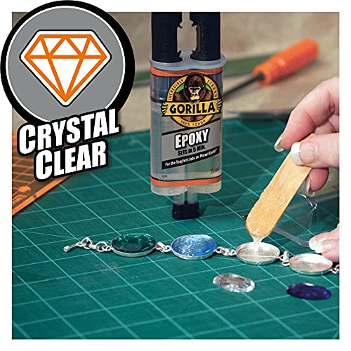 Gorilla 6044004 Epoxy (2 Pack), Clear, 25ml