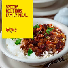 Colman's Chilli Con Carne Recipe Mix perfect with white rice quick to prepare chilli mix 50 g (Pack of 2)