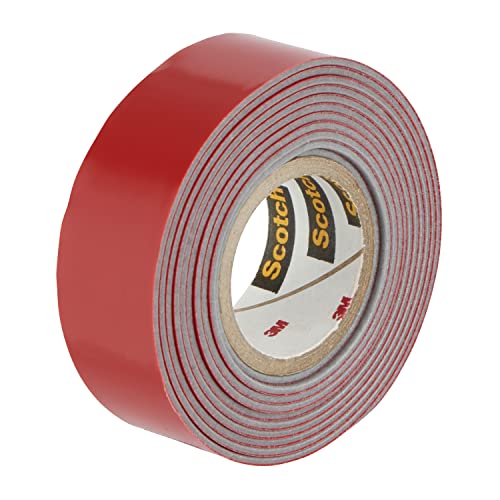 Scotch-Fix Double-Sided Extreme Exterior Mounting Tape, 19mm x 1,5m - For Outdoor Extreme Use, Weather Resistant, Permanent Tape, 100% Adhesive, 3M Advanced Technology - Holds up to 10kg