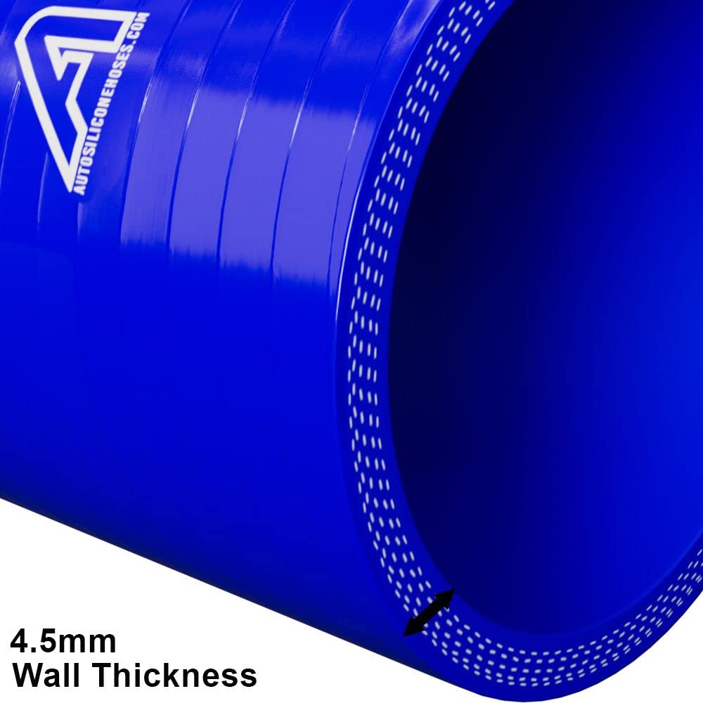 9.5mm Internal Diameter Black 90 Degree Silicone Elbow Hose