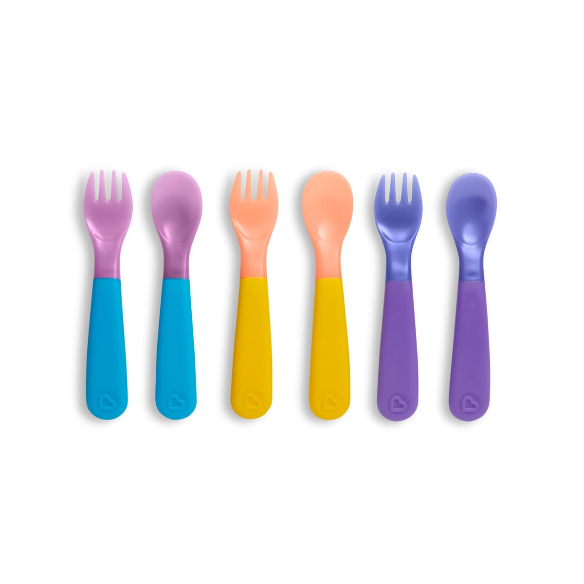 Munchkin Colour Change Toddler Forks and Spoons, Pack of 6