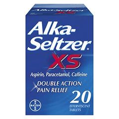 Alka-Seltzer XS Pain Relief, 20 Tablets (Pack of 1)