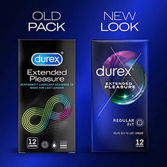 Durex Extended Pleasure Condoms - Pack of 12