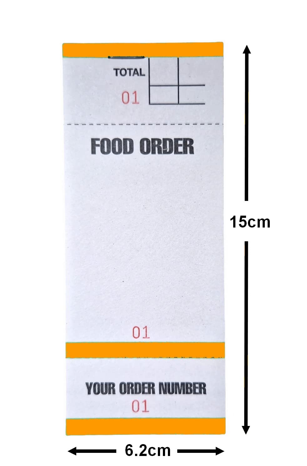 Food Order Pads 100 to A Booklet 4 Pack 4 Colours BF84 (4)