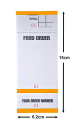 Food Order Pads 100 to A Booklet 4 Pack 4 Colours BF84 (4)