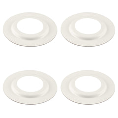 ElekTek Lamp Shade Reducer Adaptor Ring 4X Pack - 29mm Hole for UK B22 Bayonet BC x 60mm Dia. Metal - Made in UK