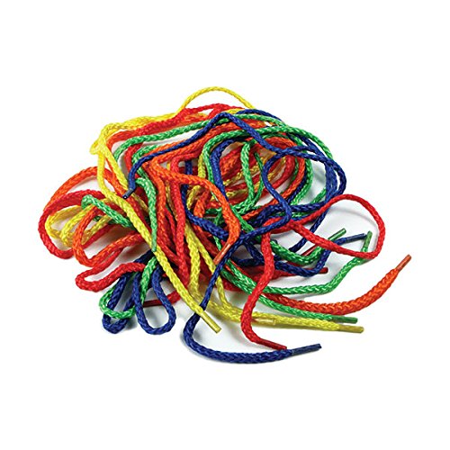 Creamore Crafts 10 x Threading Laces - Extra Thick & Long 4mm x 1M - 5 Colours - Shoe Beads