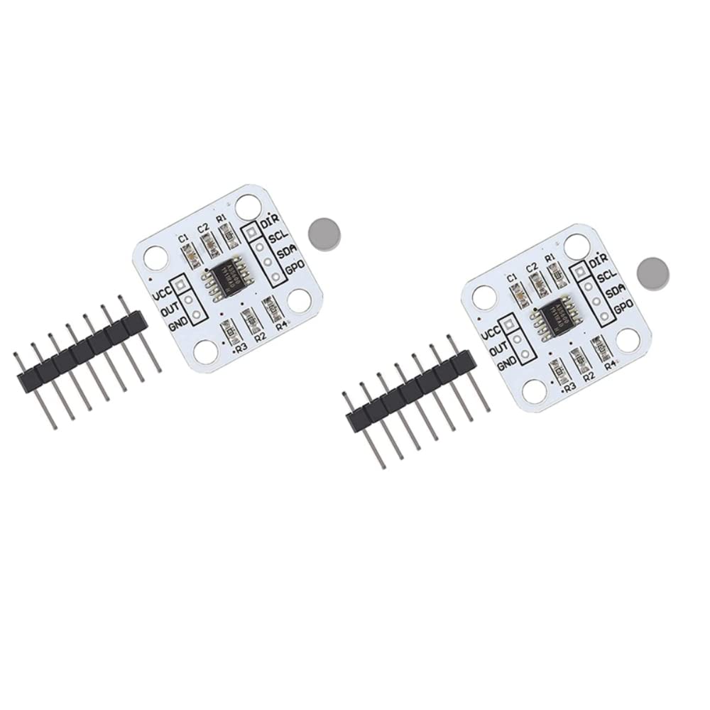 DollaTek 2Pcs AS5600 Magnetic Encoder Magnetic Induction Angle Measurement Sensor Module 12bit High Precision