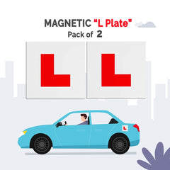 K-MART Extra Stong 2 Pack L Plates Magnetic For Car, Extra Thick Learner Plates Magnetic, No Melting No Blow Off Easy To Move Without Scratching Painting Off