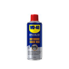 WD-40 Specialist Motorbike Chain Wax 400ml - Perfect for wet conditions, long-lasting protection, total solution