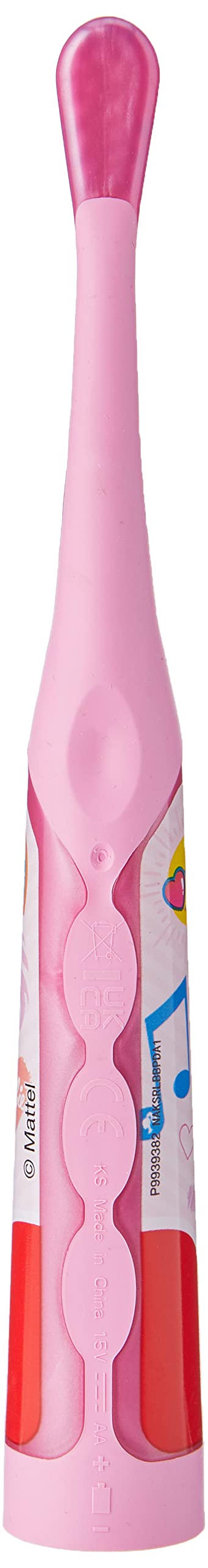 Colgate Kids 3and Barbie Extra Soft Battery Toothbrush, Assorted color