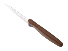 Mercer Culinary Millennia Color Handle Cutlery 3 inches Slim Paring Knife Brown