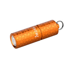 OLIGHT i1R 2 Pro EOS Rechargeable Tiny Keychain Torch 180 Lumens LED Flashlights,Slim Mini Handheld Light,Powered by Rechargeable Battery with Type-C USB Cable for Everyday Carry (Pinwheel Orange)