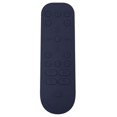 PlayVital Silicone Protective Remote Case for ps5 Media Remote Cover, Ergonomic Design Full Body Protector Skin for ps5 Remote Control - Midnight Blue