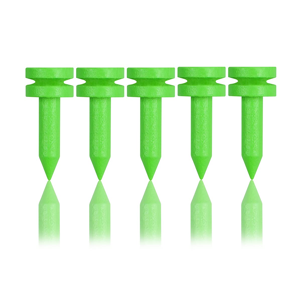 LIKOSO Bamboo Golf Tees Green 26MM Pack of 100 Non Plastic Castle Tees Biodegradable Sustainable