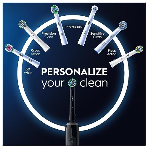 Oral-B Pro 3 Electric Toothbrushes For Adults With 3D Cleaning, Mothers Day Gifts For Her / Him, 1 Toothbrush Head & Pro-Expert Advance Deep Clean Toothpaste, 75 ml, 2 Pin UK Plug, Black