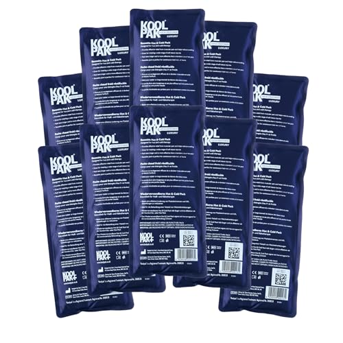 KOOLPAK LUXURY REUSABLE HOT & COLD PACK - 12 X 29CM - Pack of 10