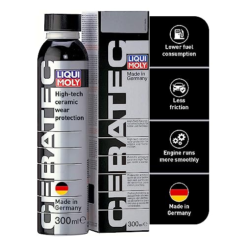 LIQUI MOLY Cera Tec 3721 I Ceramic Wear & Tear Protection for Petrol & Diesel Engines I Smoother Engine Performance, Less Friction & Lower Fuel Consumption I Ceramic Additive 300 ml Pack of 1