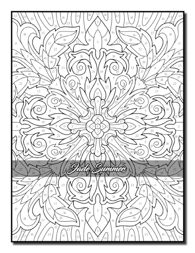 Color by Number Patterns: An Adult Coloring Book with Fun, Easy, and Relaxing Coloring Pages (Color by Number Coloring Books)