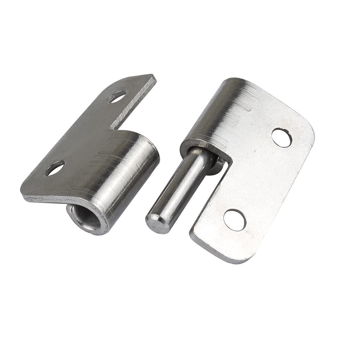 6Pcs 1.5 inches Detachable Hinge, Small Slip Joint Flag Hinges, Lift Off Detachable Door Hinges, 304 Stainless Steel, Right Handed