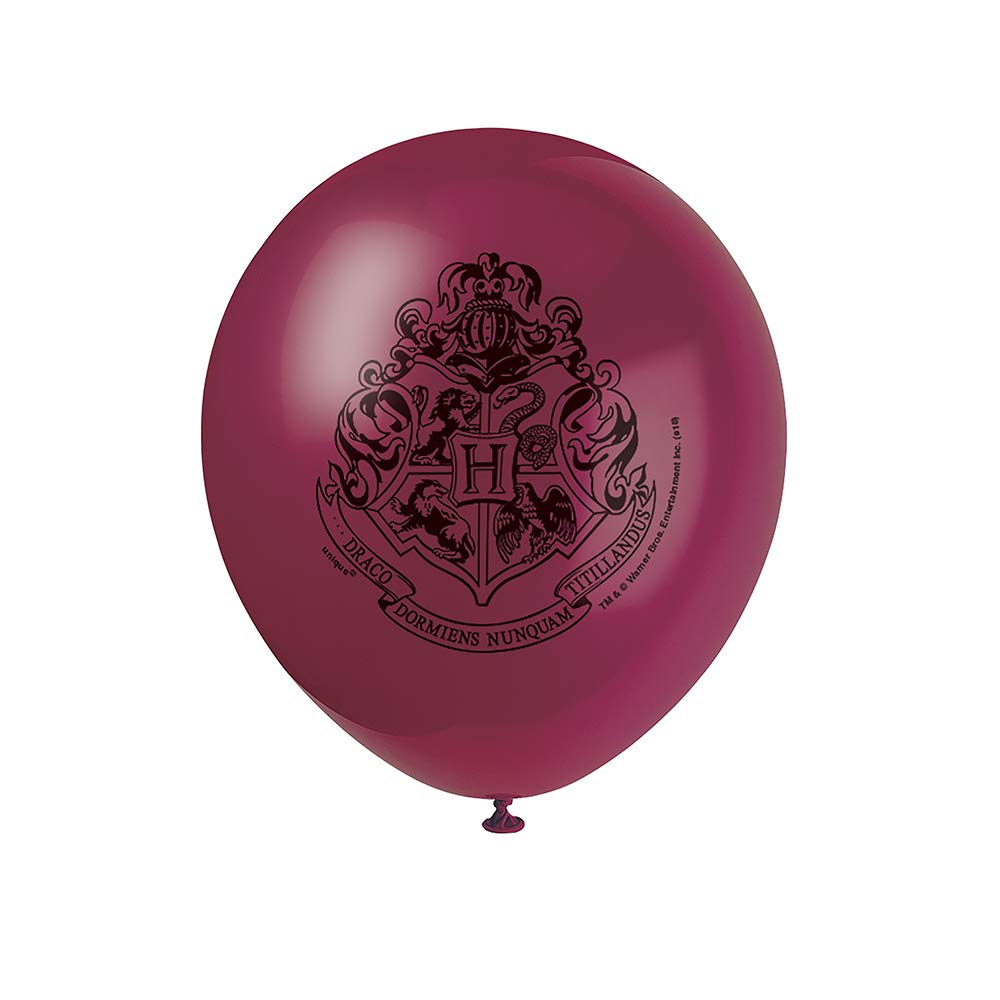 Unique 59075 Latex Balloons-12   Harry Potter   8 Pcs, Multi, 12 inches