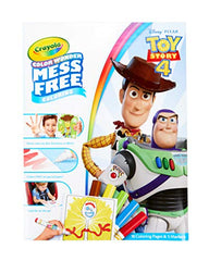 CRAYOLA Color Wonder - Disney Toy Story 4 Mess-Free Colouring Book (Includes 18 Colouring Pages & 5 Magic Color Wonder Markers)