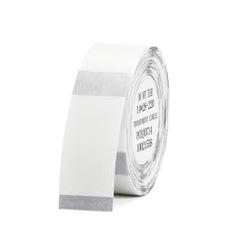 Label Maker Tape Compatible for NIIMBOT D11 D110 D101, Round Label Printer Paper Waterproof Anti-Oil Scratch-Resistant Sticker 14x28mm (Clear Round)