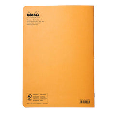 Rhodia 119167C - Orange Piqué Notebook - A4 - Dot Dot - 96 pages - White Clairefontaine Paper 80 g/m - Soft, Resistant and Waterproof Coated Card Cover - Classic (Pack of 2)