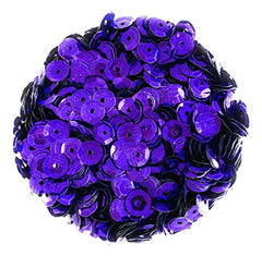 Angel Malone 15g (±) 1200 pcs. 6-7mm in Diameter Premium Quality Cup Sequins DIY Arts Crafts Making - UK SELLER (Indigo)