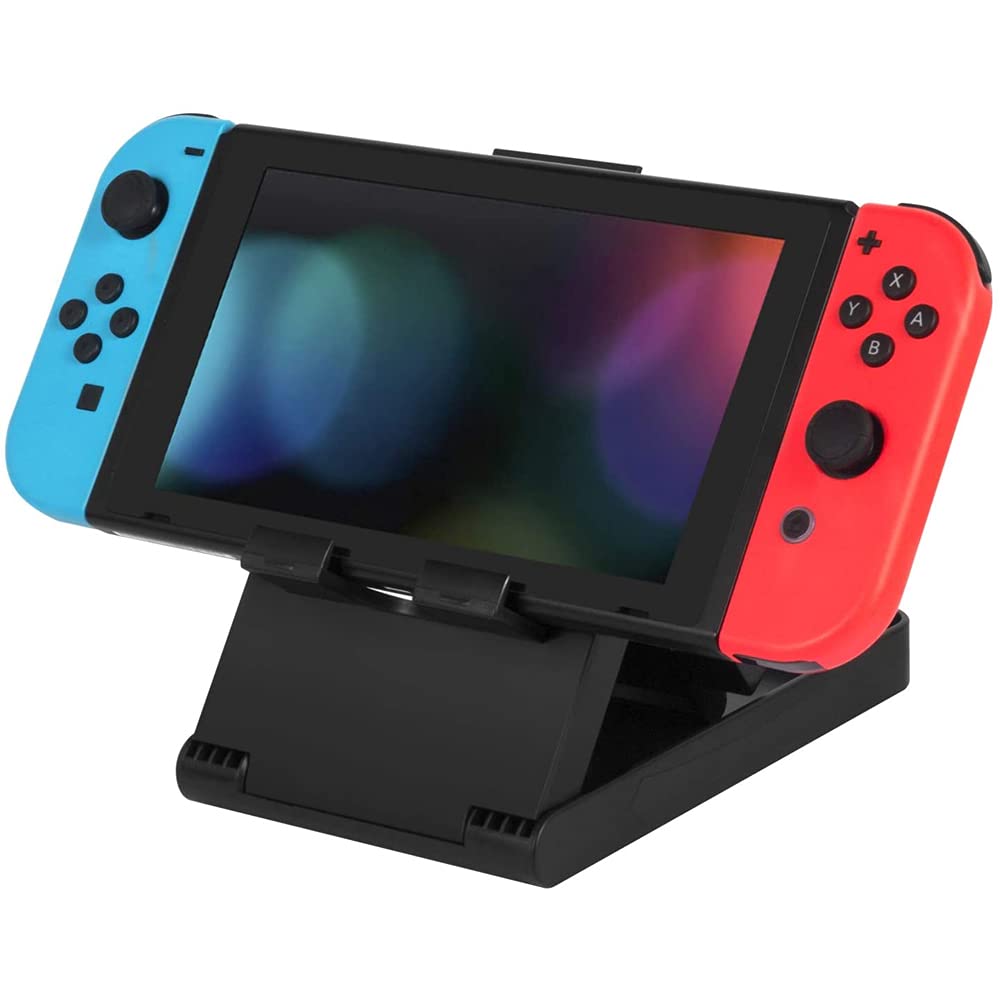 MMOBIEL Compact Playstand Console Stand Compatible with Nintendo Switch Foldable Stand With Rubber Grip in 3 Different Angles