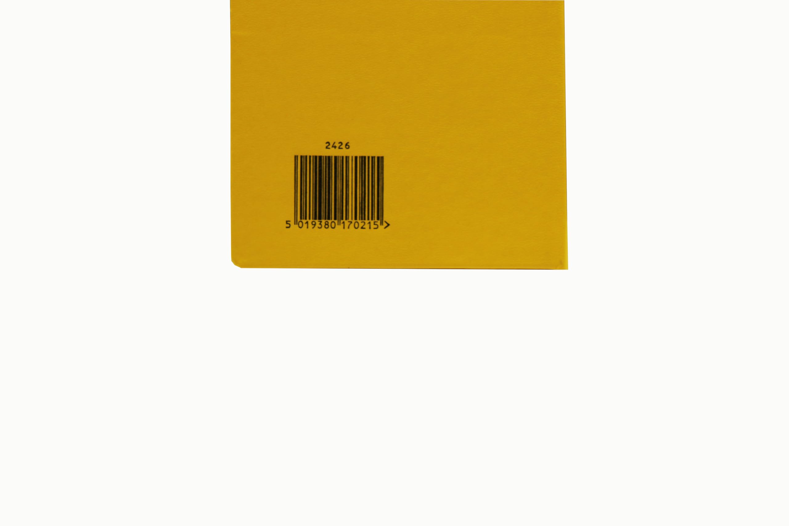 Exacompta - Ref 2426Z - Chartwell Casebound Level Survey Book - 192 x 120mm in Size, Excellent Strength When Wet, Ideal for Use Outside, Pre-Printed Pages, Yellow
