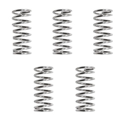 5PCS Small Compression Spring Strong Elasticity 3mm OD 0.5mm Wire Size 35mm Compressed Length for Home Projects 304 Stainless Steel Silver Extension Spring (0.5MM*3MM*35MM)