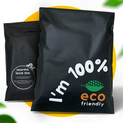 Simplelifeco UK Eco Friendly Compostable Mailing Bags (Small: 9 x 12”, Pack of 25) - Compostable Mailers - Postage Bags - Eco Friendly Packaging