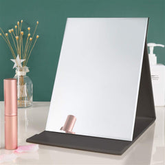 Zcooooool Mirror Large Portable Super HD Mirror Makeup Mirror Multi Stand Angle Hand Free/Handheld/Tabletop Foldable Mirror 6.9X4.9 Inch