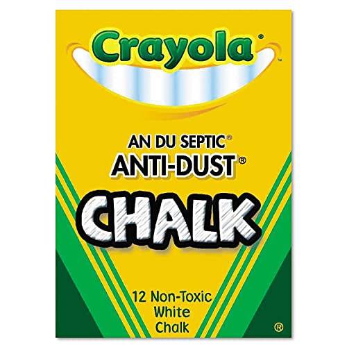 Crayola White Chalk - 12 Stick Pack