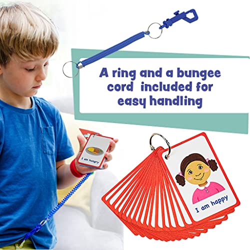 Special Needs My Communication Cards 27 PECS Flashcards For SEN, Special Ed, Speech Delay Non Verbal Children and adults with Autism for visual aid or cue cards