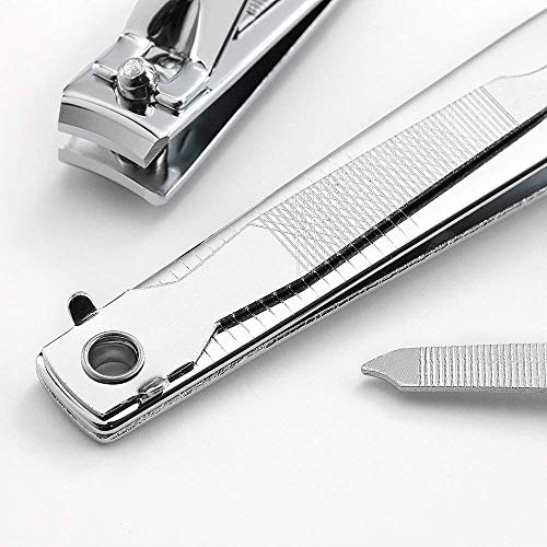 1Pc Heavy Duty Nail Clipper, Stainless Steel Toe Finger Nail Clippers Cutter For Men Women