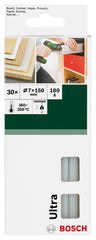 Bosch Ultra Glue Sticks, 30 Pieces (Ø 7 mm, Length 150 mm, Accessories for Glue Guns)