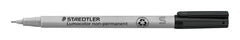 STAEDTLER 311 WP4 Lumocolor Non-Permanent Pen, Superfine Line Width, 0.4mm - Assorted Colours (Pack of 4)