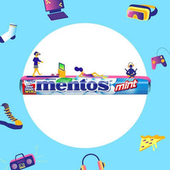 Mentos Mint Chews with Natural Mint Flavours, 38g