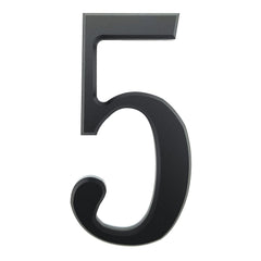 Ywonoby 3D Mailbox Numbers 2.4 Inch(6 cm) Self Adhesive House Numbers Stickers for Door Numbers, Address Numbers, Black(5)